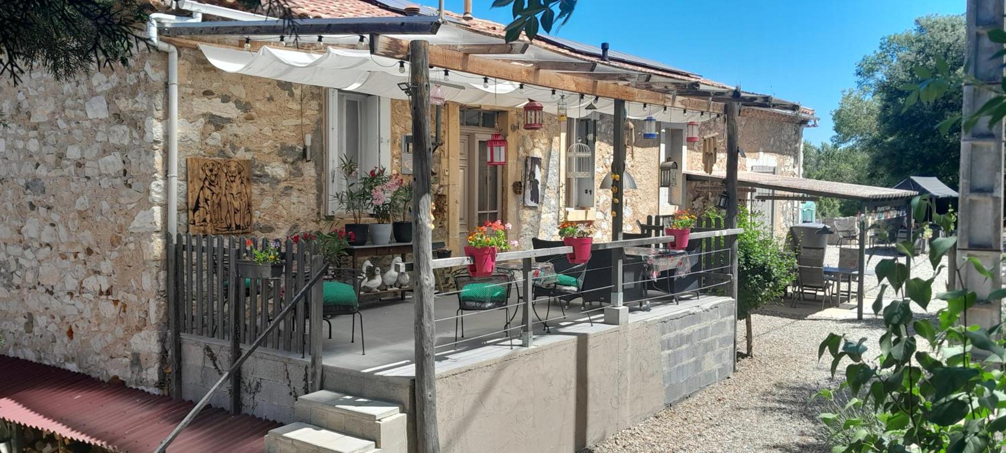 Prades-sur-Vernazobre Sur La Bonnefooi B&B 외부 사진